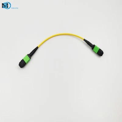 Fiber Female MPO/APC-Male MPO/APC 12 Core Optical Cable