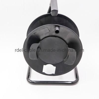 220V Power Cord Reel 15m 20m 30m 40m Handle Industrial Cable Reel