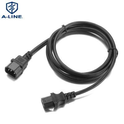 VDE Approved European 10A 250V IEC C13 and C14 Connector Power Cord