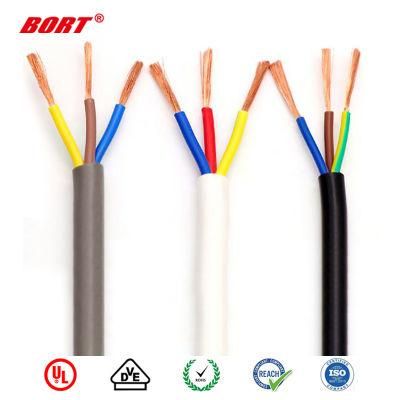 Nispt-1 PVC Jacket Copper Conductor Power Cord American Flexible Electric Cable
