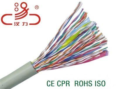Cat 5e and Cat 3, 25-Pair Bulk Cable &amp; PVC Jacket 25 Pair Telephone Cable 24AWG