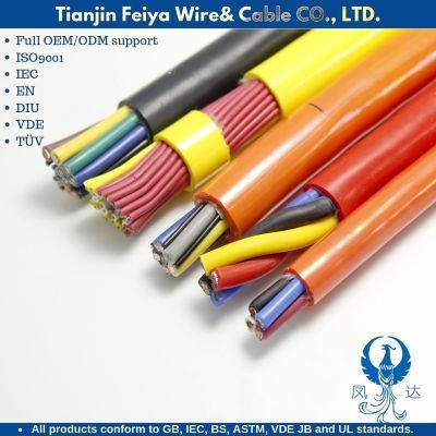 PVC H05vvf Core Epr Insulated Thermoplastic Elastomer Sheathed Severe Cold Resistant Twisted Wind Power Aluminium Copper Cable