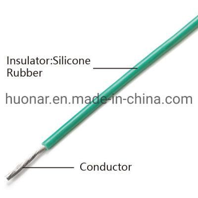 Silicone Rubber Insulation Tinned, Silver or Nixkel Plated Wire Cable