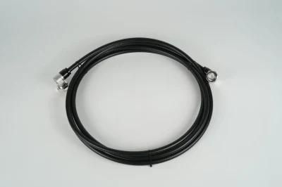 RF Coaxial Jumper Cable Assembly with 1/4&quot; Super Flexible RF Cable 7/16 Angle Male to 4310 Angle Male