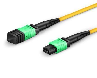 Optic Fiber Patch Cord mm 50/125um Trunk Cable Polarity a MPO/Mpt MPO (Male) -MP (Male) Fiber Optic Jumper