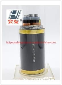 Medium Voltage 11kv /33kv Single Core or Three Cores XLPE Insulated Amour Aluminum Underground Power Electric Wire Cable