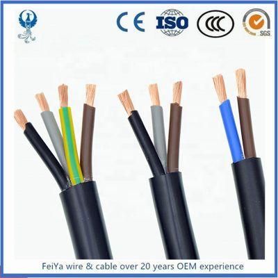 European Standard 0.75mm2 1.0mm2 5g H05bq-F PUR Sheath Polyurethane Cable
