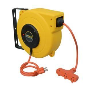 Wall Mounted Automatic Retractable Cable Reel with USA Standard