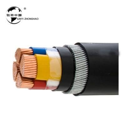 Low Voltage 4 Core 4X95mm&sup2; Copper Core Steel Wire Armoured XLPE Insulation Electrical Power Cable