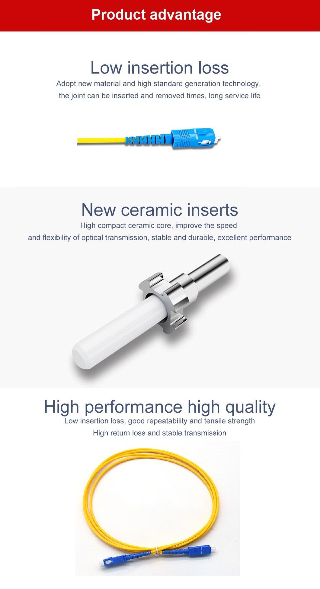 Fiber Optic Cable Sc Sc Optical Fiber Patch Cord 2m 3m