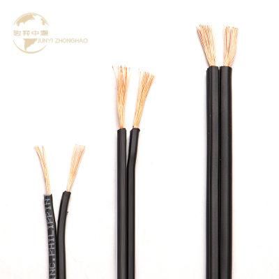 China Cable Manufacturer Sale Flat Cable Without Sheath, PVC Insulation Cables, Copper Stranded Conductor Insulated Electric Wire