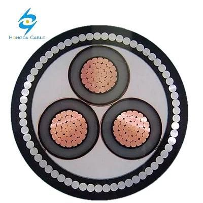 Copper Aluminium XLPE Insulated PVC Sheath Electric Mv Power Cable