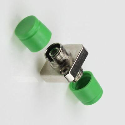 Wholesale Green Color FC/APC to FC/APC Singlemode Simplex Square Solid Metal Fiber Optic Adapter