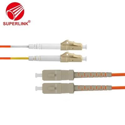Optical Fiber Patch Cord 15m Fiber Optic Pigtail Cable Duplex Singlemode Multimode LC Sc FC St Upc APC