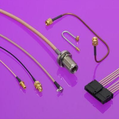 Customized OEM &amp; ODM Molding RF Coaxial Cable Assembly for Romote Conference System