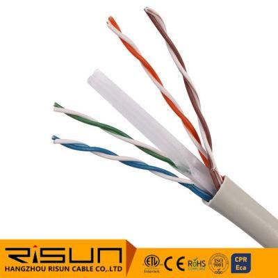 UTP CAT6 Solid U/UTP PVC Bulk Ethernet Cable 1000FT