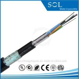 Outdoor Direct Burial GYTA53 plastic optical fiber Cable