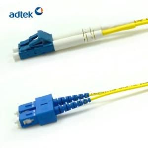 Most Popular LC/Upc-Sc/Upc Duplex Singlemode Yellow Patch Cord