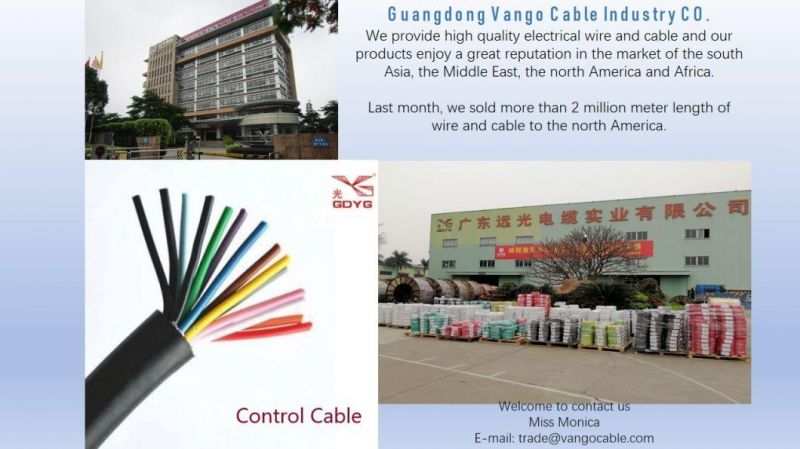 450/750V Multi-Core PVC/XLPE Insulated PVC Sheathed Steel/Copper Tape Armored Control Cable
