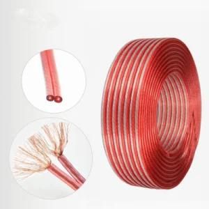High Quality Double PVC 2cores 4 Cores Speaker Cable