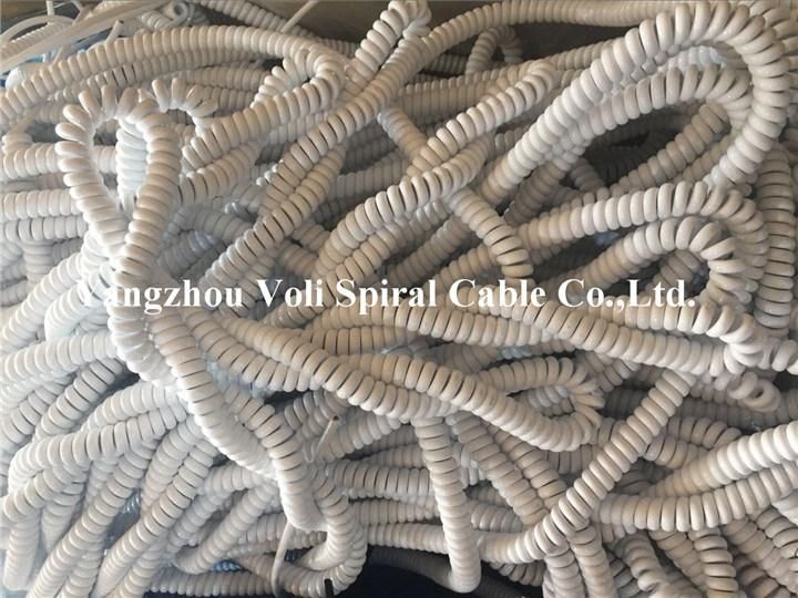 Super Flexible Industry Shielded Control Cables Tinned Copper Braiding Special PUR Cables Spiral Cable