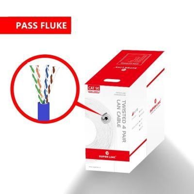 High Quality LAN Cable UTP FTP Cat5 CAT6 Pass Fluke for CCTV