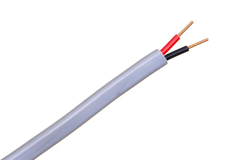 PVC Insulated Two Cores Laid Parallel and Over Sheathed Cable