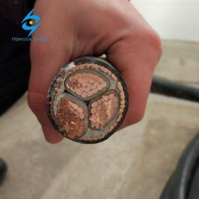 0.6/1kv 3 Core PVC Insulatd Steel Wire Armored Power Cable