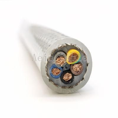 Oil-Resistant 2yslcy-J Cable Halogen Free Cables 4 Cores 1.5mm2 up to 240mm2