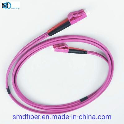 Om4 2m Duplex Cable Fiber Optic Cable Fibre Patch Cord LC-LC