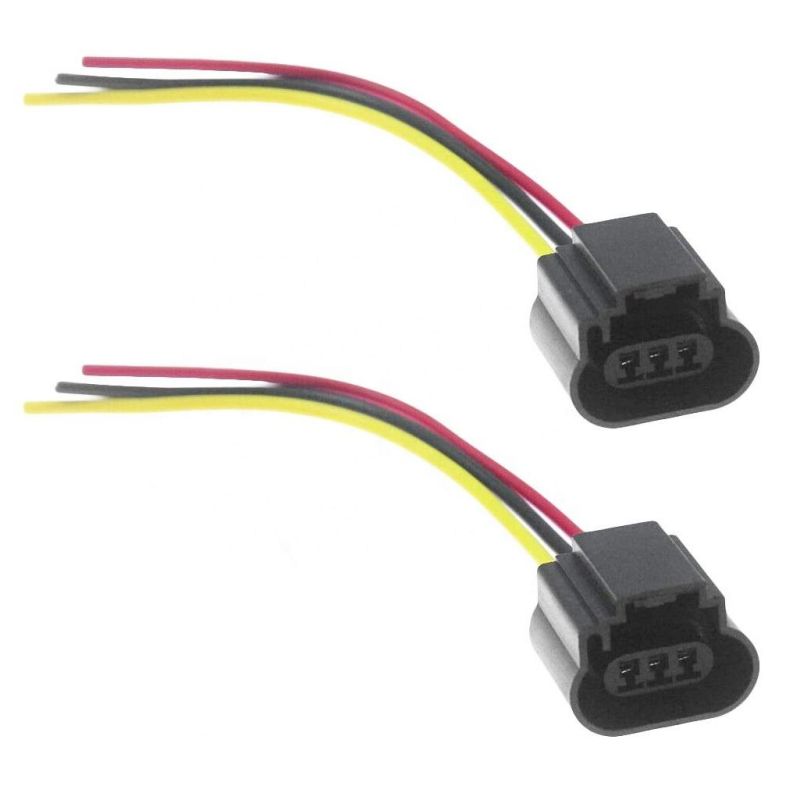 H13 9008 Female Socket Wiring Harness Pigtail for LED Headlight Bulb