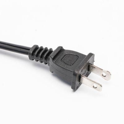 10A 125V UL Approval NEMA 1-15p Bulk American 2 Prong Power Cord