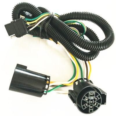 Custom Professional Truck Towing Wire Harness with 7 Pole Trailer Plug for Trailer Wiring Harness Assembly
