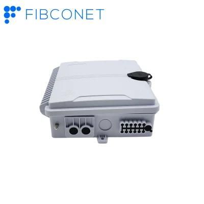 FTTH Optic Distribution Box 2in 12/16/18/24 Cores ABS/PP/PC Material Fiber Optic Termianal Splitter Box From Chinese Factory