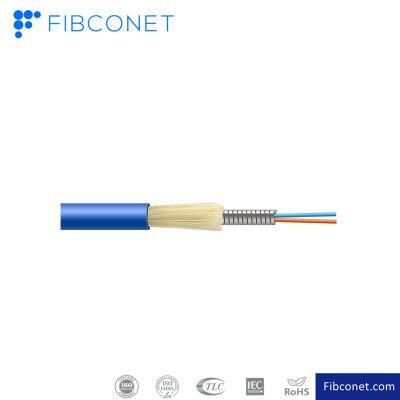 Gjsfjv Indoor Armored Optical Fiber Cable 2 Core Fibra Optic Cable for Indoor Communication Cable