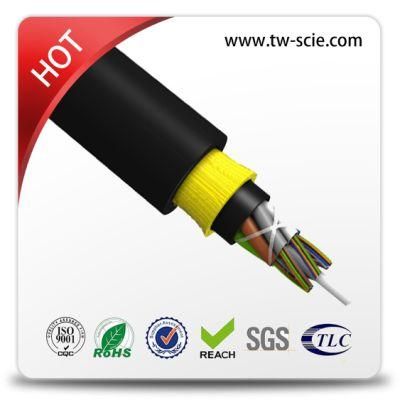 HDPE 24 High Quality Optic Fiber Cable Long Span ADSS