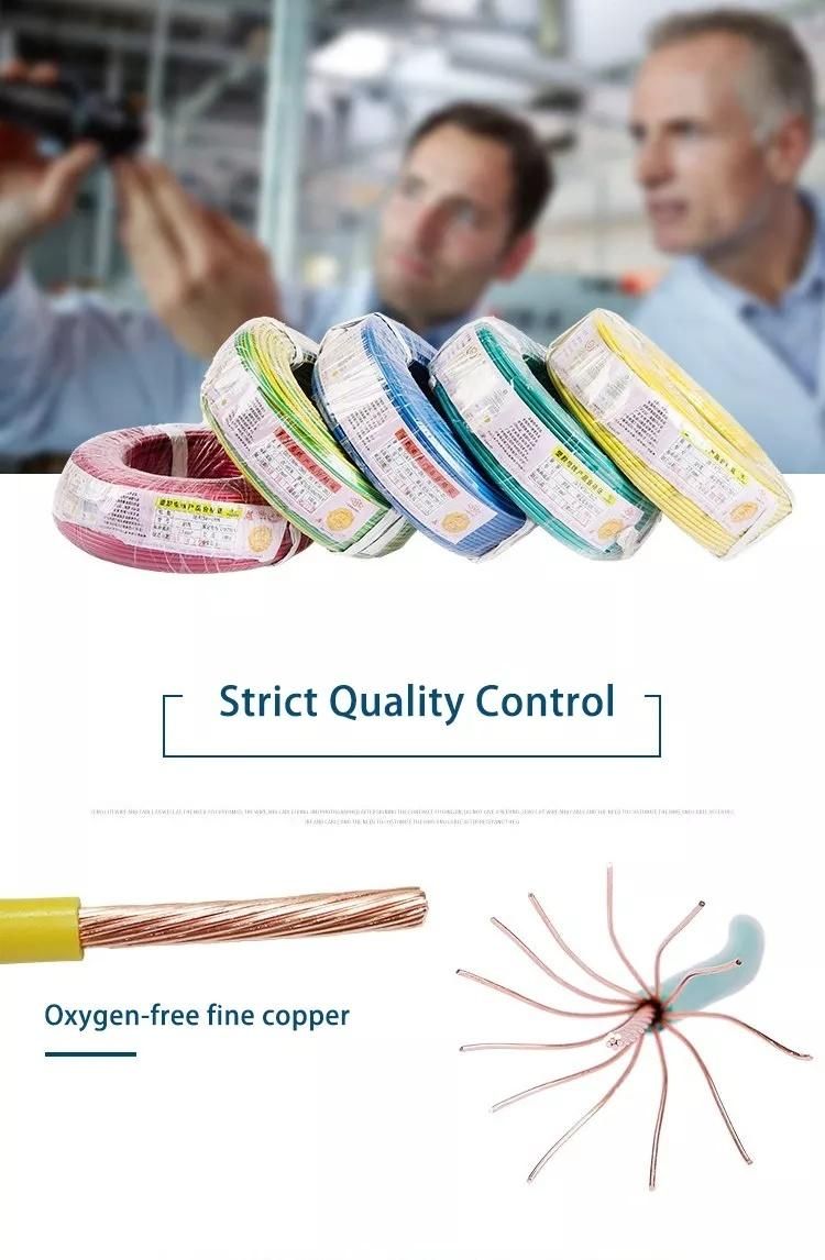 1mm 1.5mm 2.5mm 4mm 6mm 10mm 300/500V Multi Core Copper Electric Wires Cables Electrical Cable Wire Prices