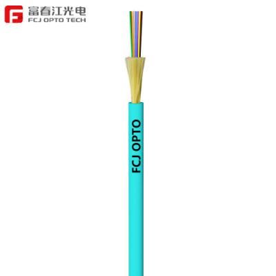 Aramid Yarn Strength Member Multi Model Om3 Indoor Fiber Optic Cable Gjfv