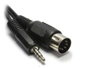 5 Pin DIN Plug to 3.5mm Stereo Jack Plug Audio Cable