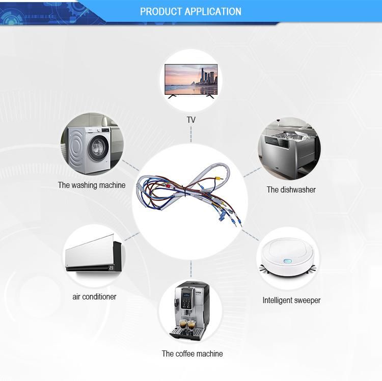 OEM ODM Electrical Wiring Harness Custom Home Appliance Terminal Connector Air Conditioner Wire Harness