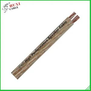 High Grade, Transparent PVC Speaker Cable with Direct Factory Price