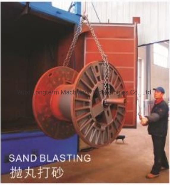Big Steel Corrugated Spool for Cable Machine, Corrugated Steel Spool for Wire Stranding#