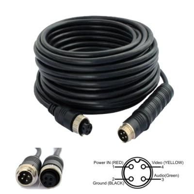 Aviation Extension Cable for Garbage Truck Backup Camera (XC-0004-B-25M)