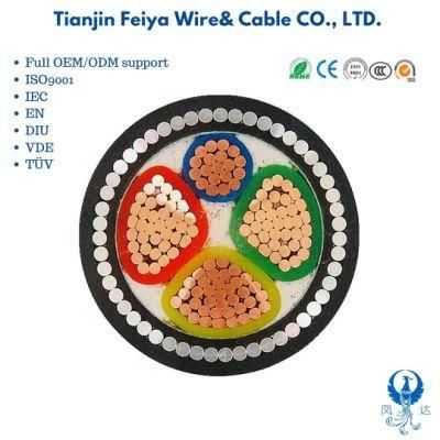 IEC60502 Copper Standard Nyy/Nayy/Na2xy/N2xy/N2xry Power Steel Wire Tape Armored Cable