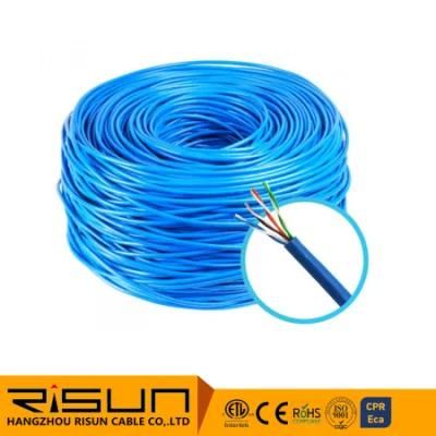 China Factdory RoHS CE CPR ETL Approved UTP LAN Cable Cat 5e for Communication