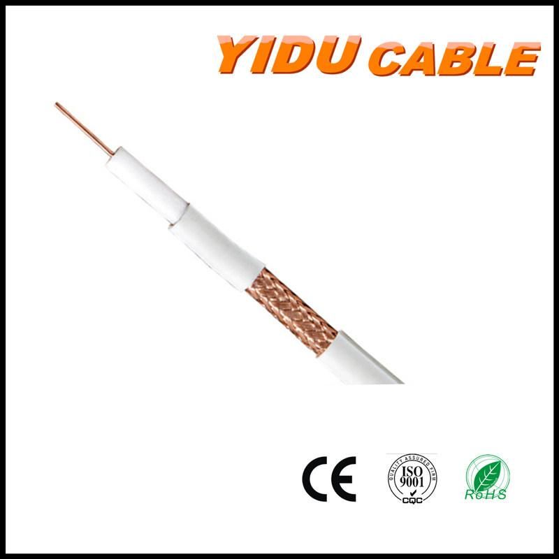 RG6 Coax Double Shield RF Coaxial Cable CATV CCTV Telecommunication Cable Rg6u PVC Jacket Jelly Filled Telecommunication Cable RG6 Rg6u Shield Coaxial Cable
