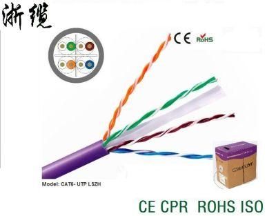 UTP CAT6 23AWG CCA LAN Cable Communication Cable