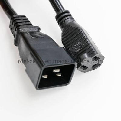 NEMA 5-15r to IEC 60320 C20 15A 20A Power Cords UL