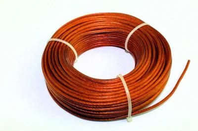600V Nickeled Copper Conductor Silicone Rubber Insulator TPE Shield Cable Dw16