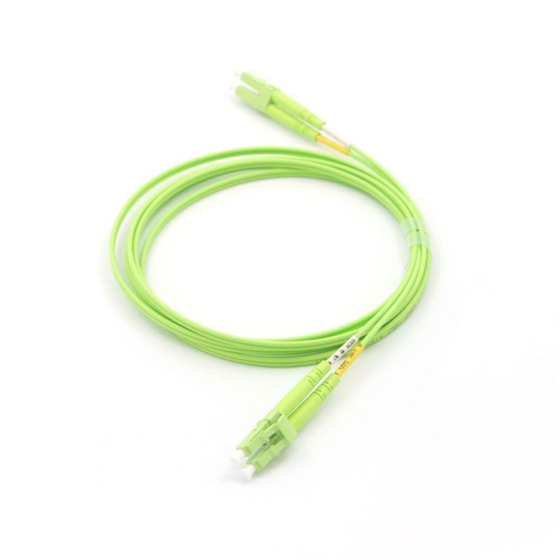 LC-LC Om5 Duplex Fiber Optic Patch Cords with 2 Meters